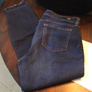 Kut from the Kloth Connie ankle skinny stretchy distressed hem classic jeans